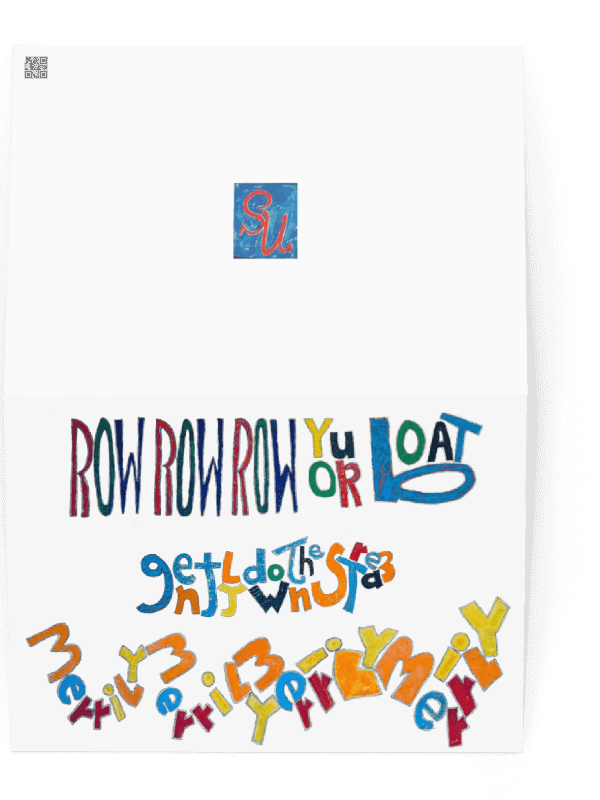 Row Row Row Your Boat Greeting Card 2 product image (3)