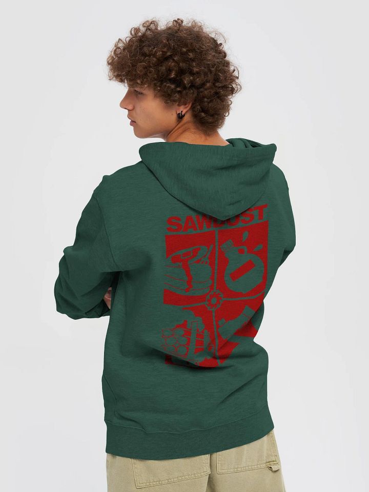 4 Square (red) Hoodie (Zip-up) product image (1)