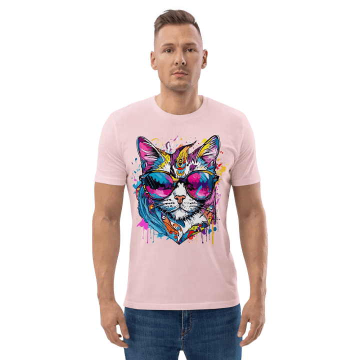 Colorsplash Hippie Katze 3 , Shirt product image (6)