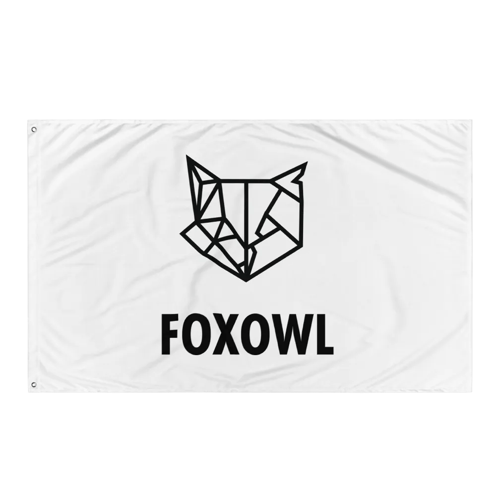 FOXOWL FLAG (WHITE) product image (3)