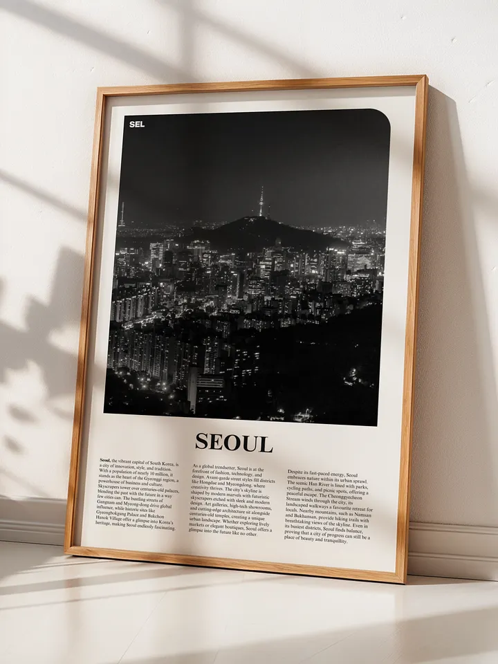 Seoul 01 Newspaper Poster product image (2)