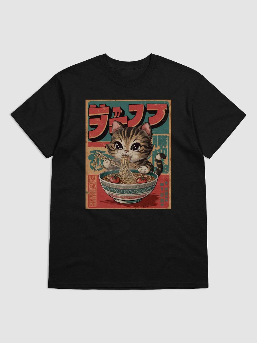 Cat Eating Spaghetti Tshirt product image (1)