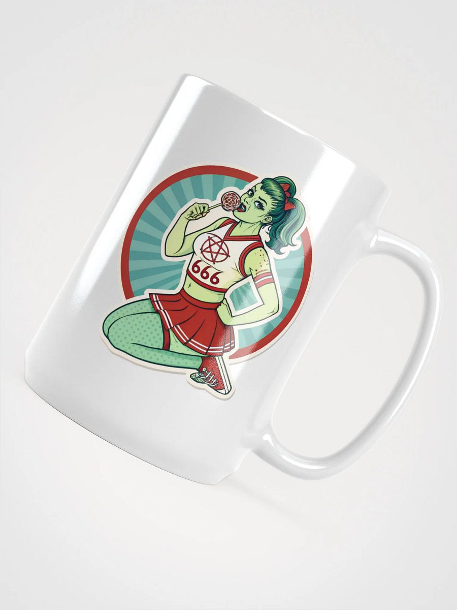 Zombi satanic Cheerleader pinup girl Mug product image (4)