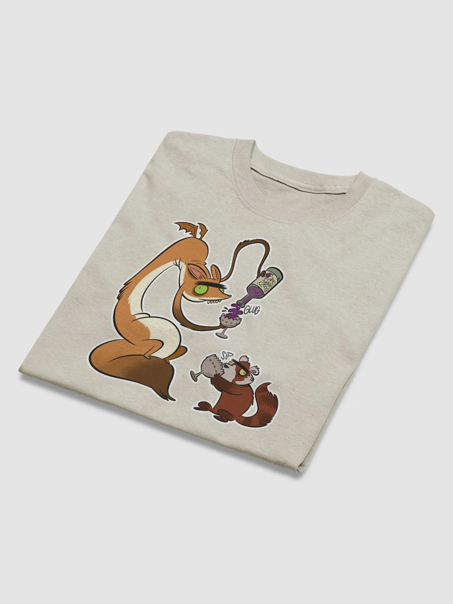 Boozy Grapes Time with Fox Dragon and Red Panda product image (3)