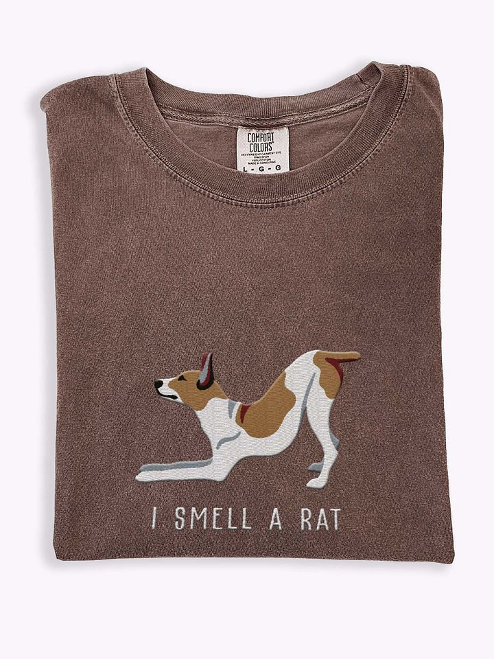 I Smell a Rat T-Shirt(Embroidered) of a Rat Terrier product image (1)