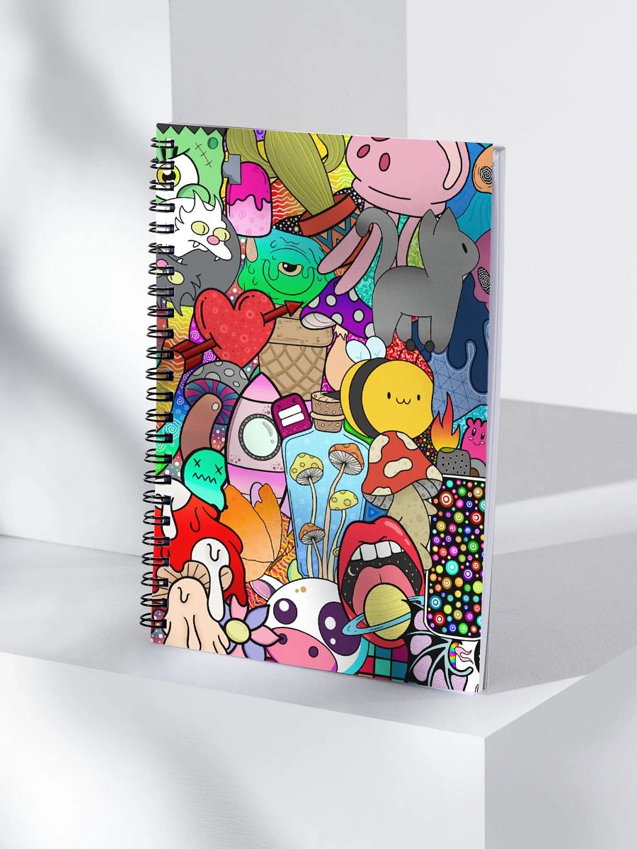Trippy Collage Notebook product image (4)