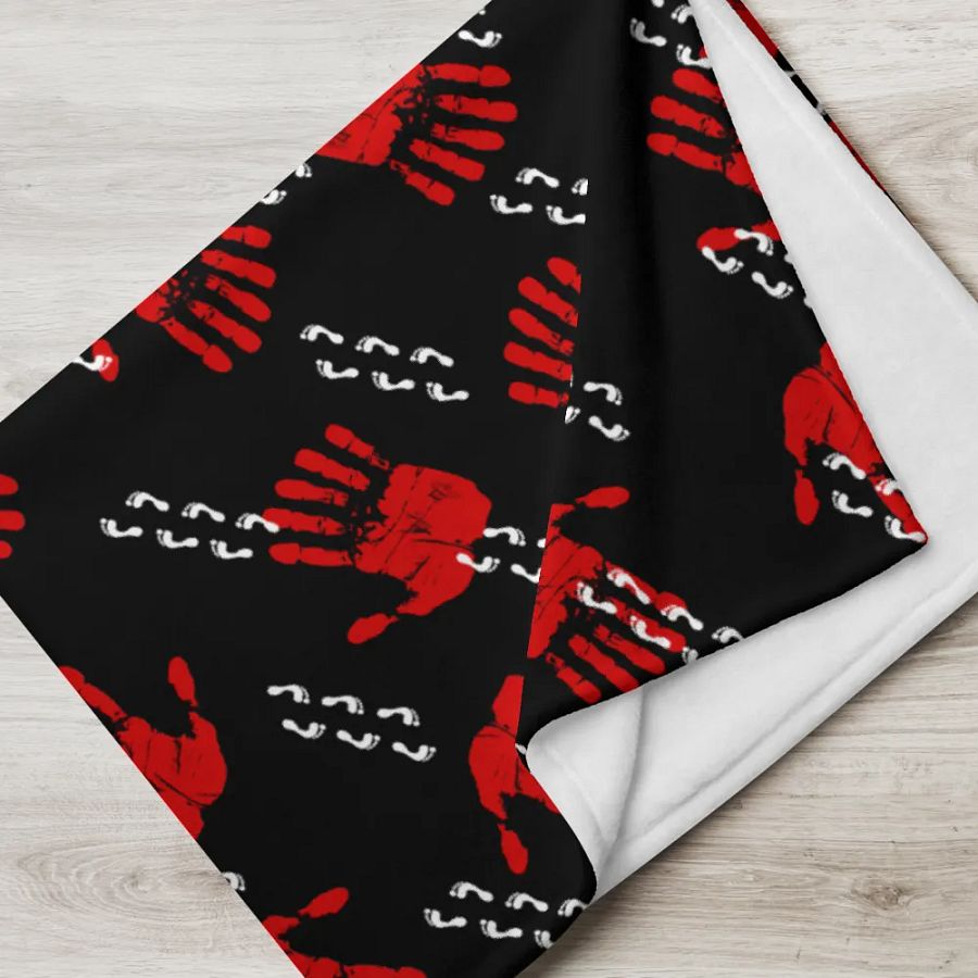 ghost print throw product image (17)