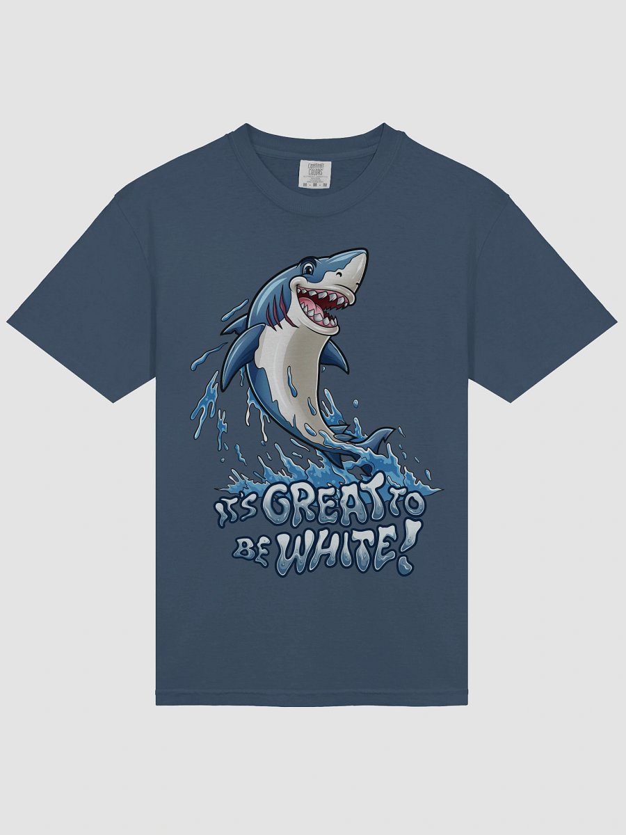 Great White T-Shirt (Full) (Midnight Blue) product image (3)