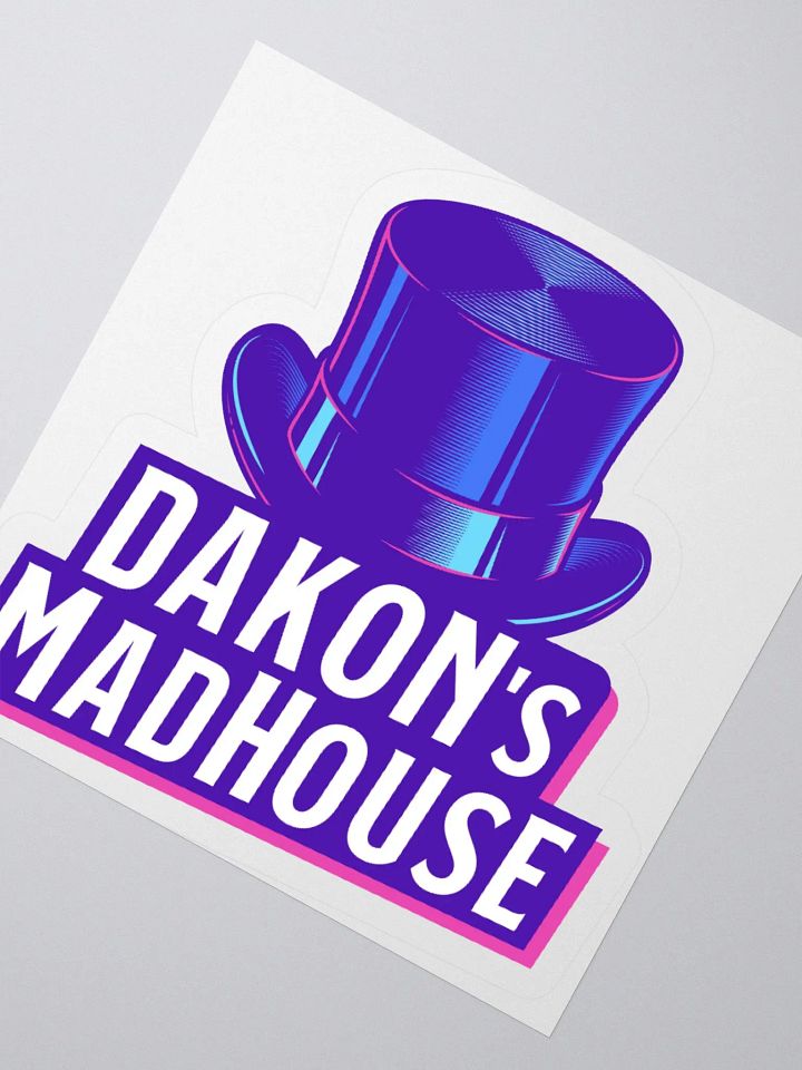 Dakon's Madhouse Signature Sticker product image (2)