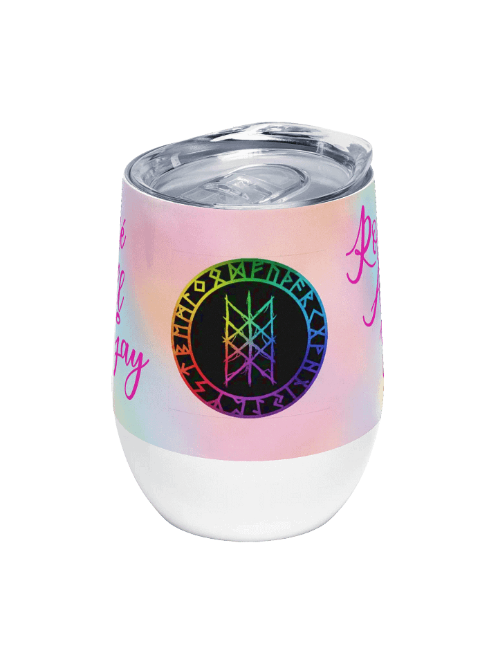 PRIDE Rosé All Gay Wine Tumbler product image (1)