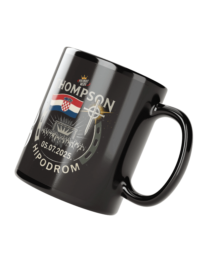 Patriotic Crest Black Mug product image (2)