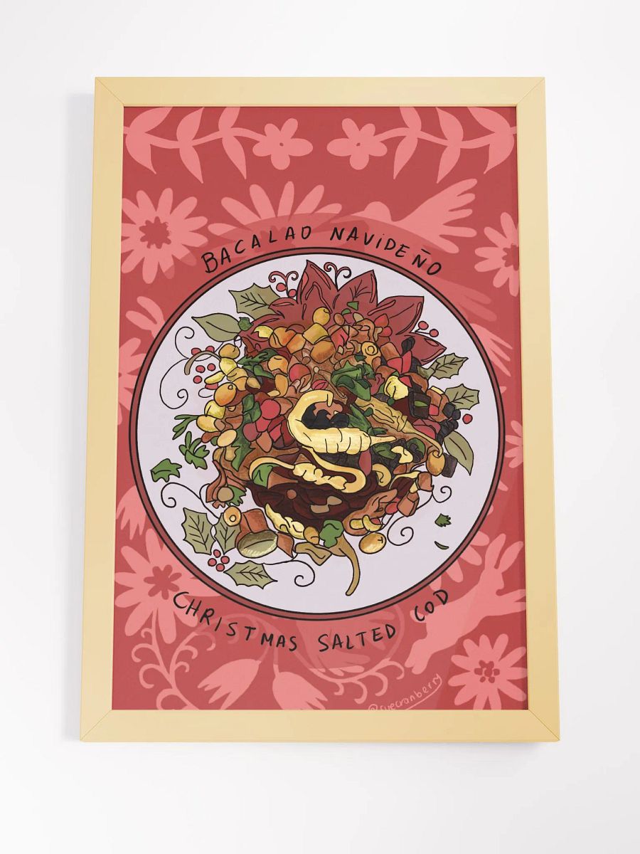 Bacalao Navideño Framed Poster product image (4)