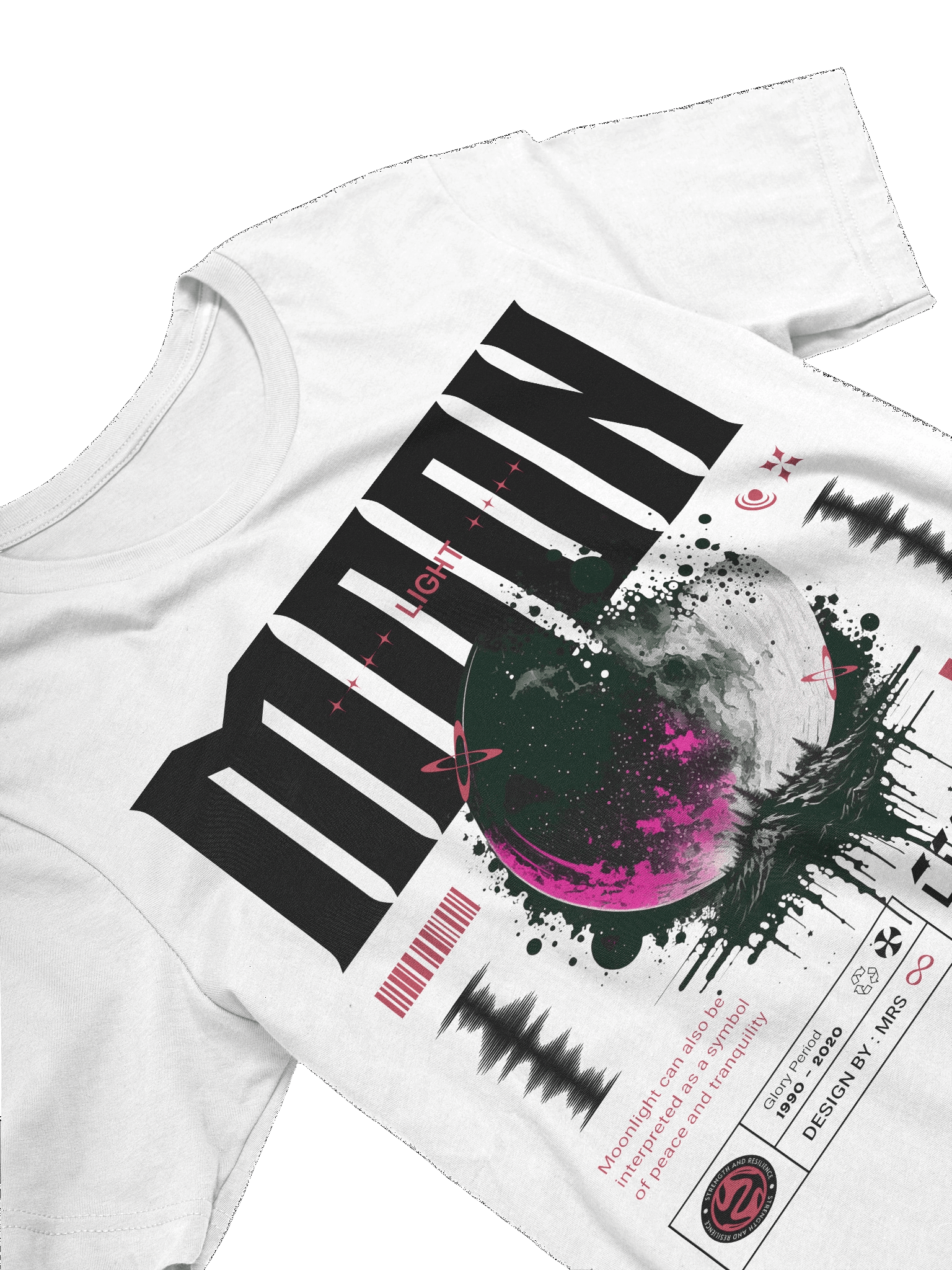 Pink Moonlight | Unisex Bella+Canvas Supersoft T-Shirt product image (4)