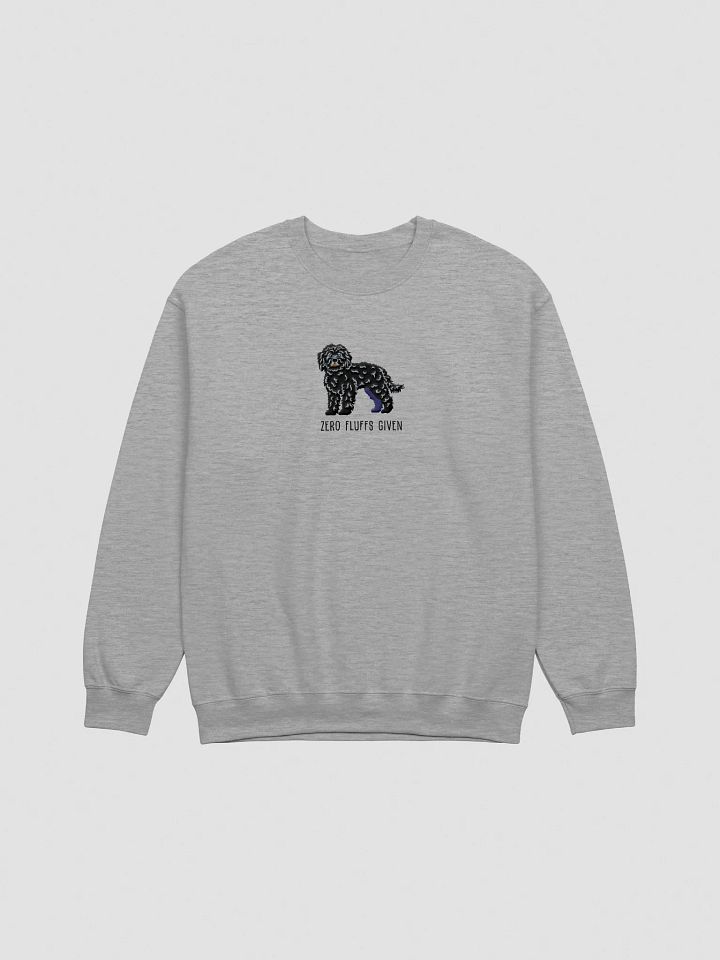 Zero Fluffs Given Sweatshirt (Embroidered) of a Cockapoo(Black) product image (10)