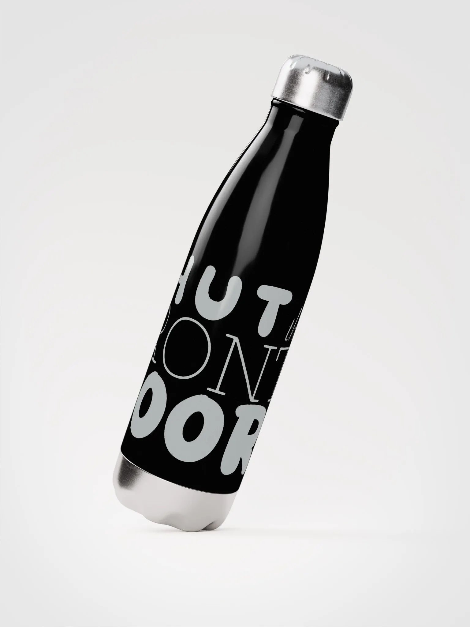 Shut the Front Door Water Bottle product image (2)
