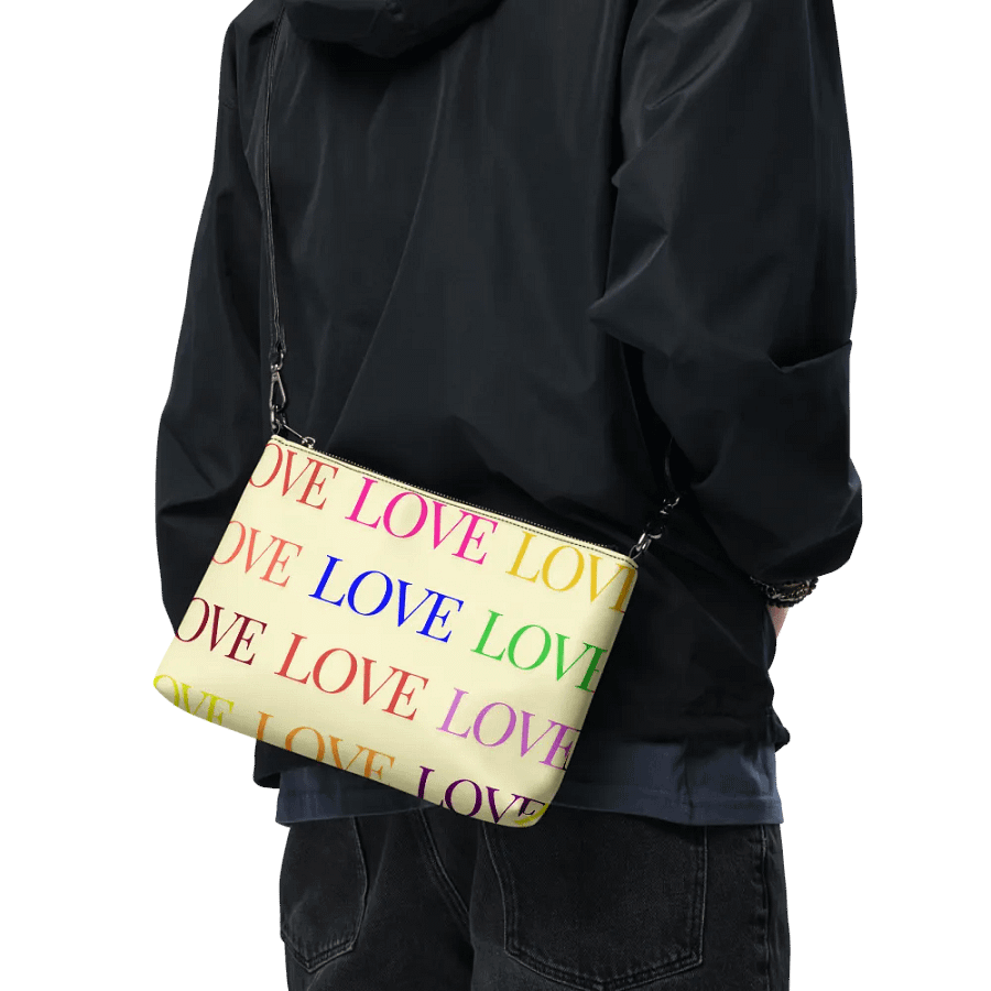 Love Grid All-Over Crossbody Bag product image (9)