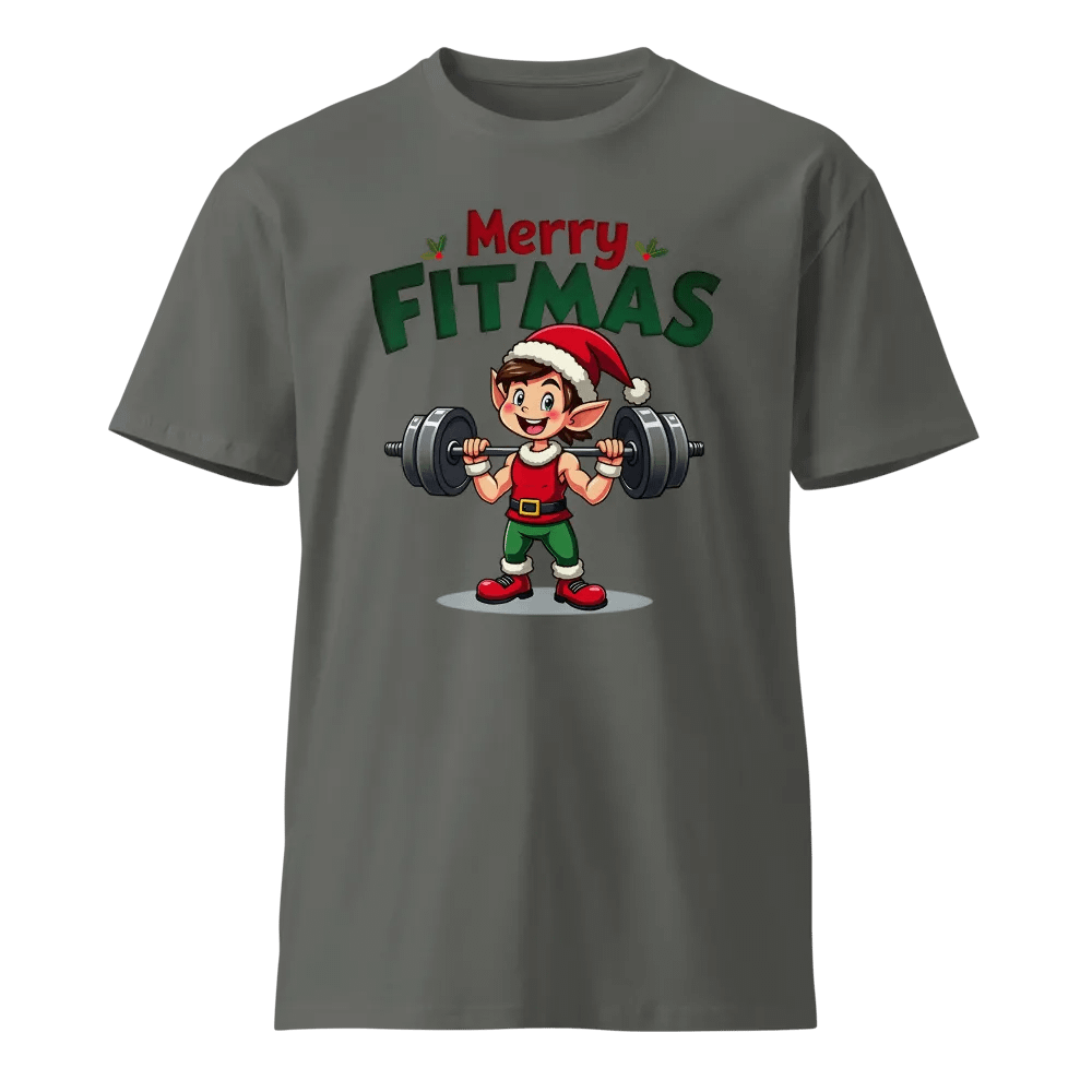 Merry Fitmas Elf Unisex T-Shirt product image (2)