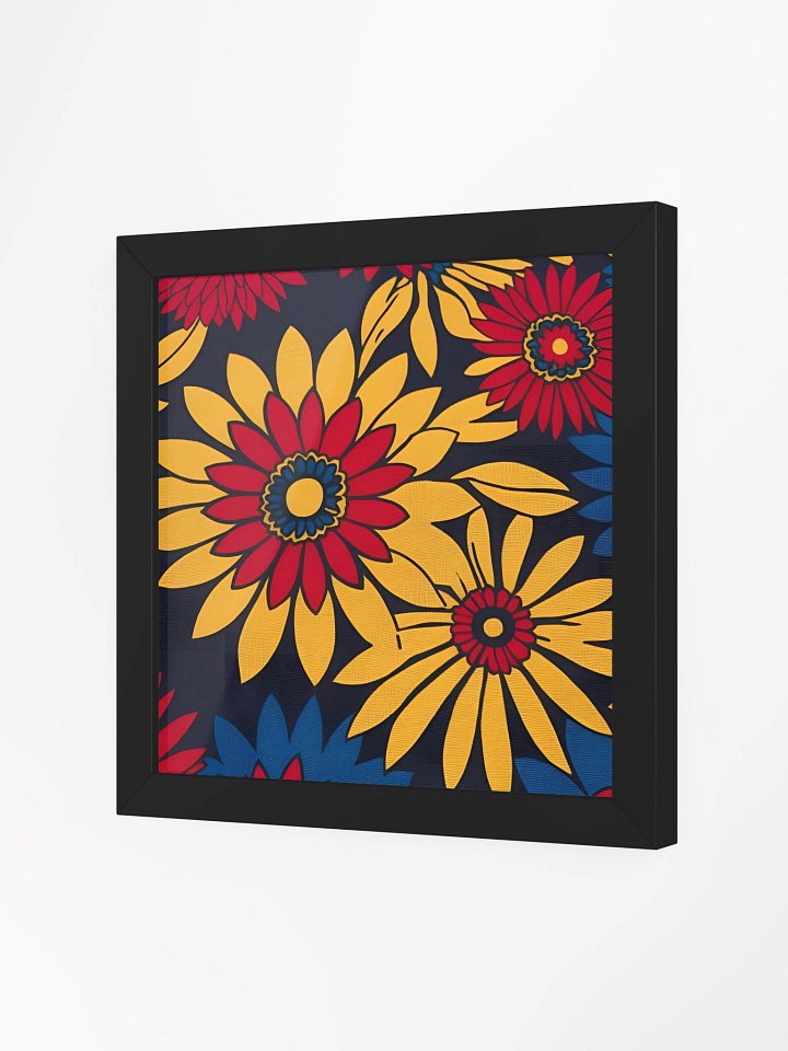 Vibrant Floral Symphony Framed Poster product image (7)