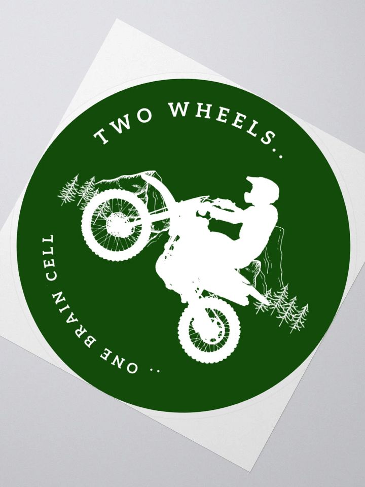 Two Wheels Sticker product image (5)