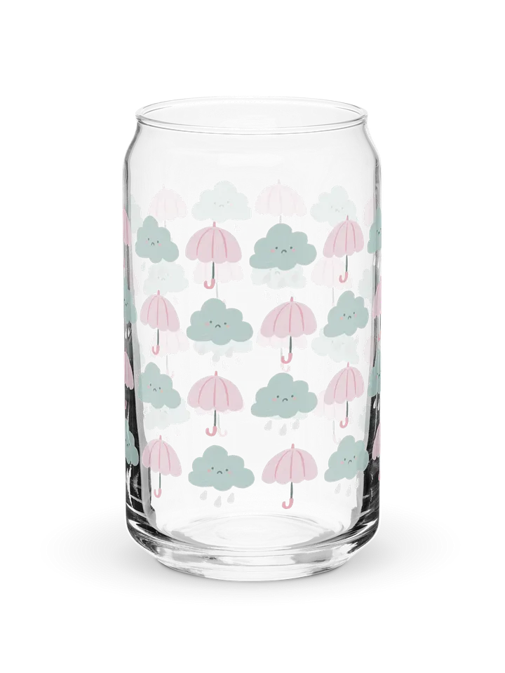 Rainy Day in Pink Glass Tumbler product image (6)