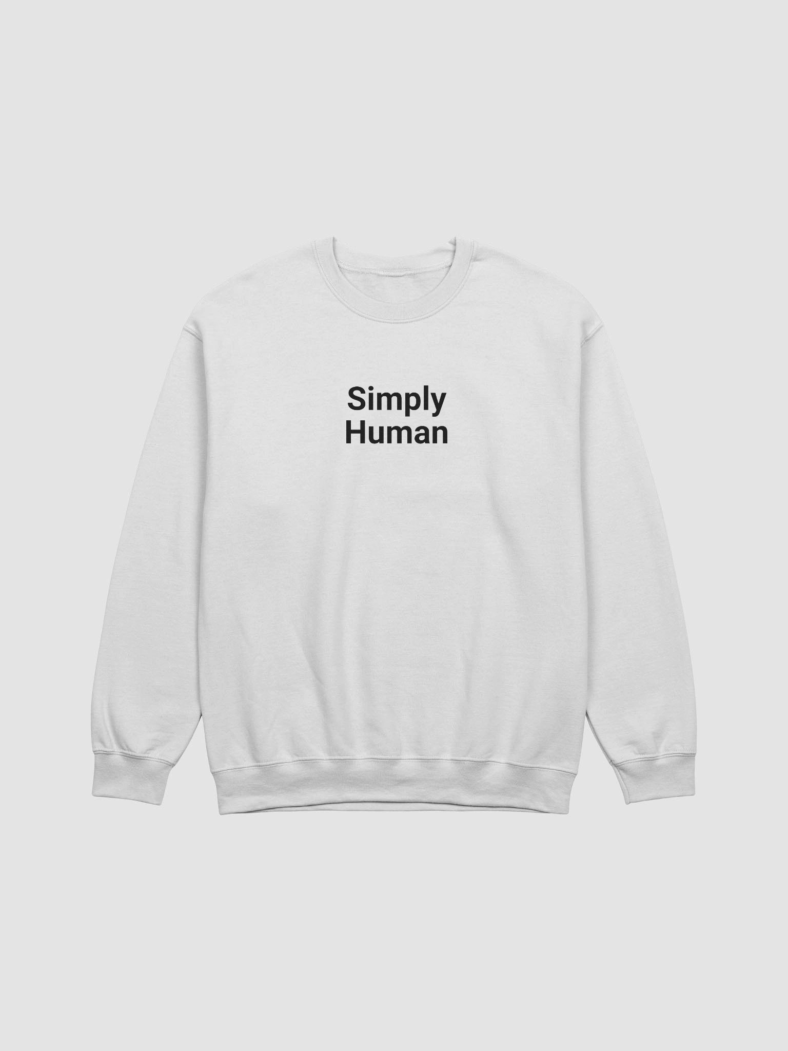 “Simply Human” My Vibe Crewneck Sweatshirt #2 product image (2)