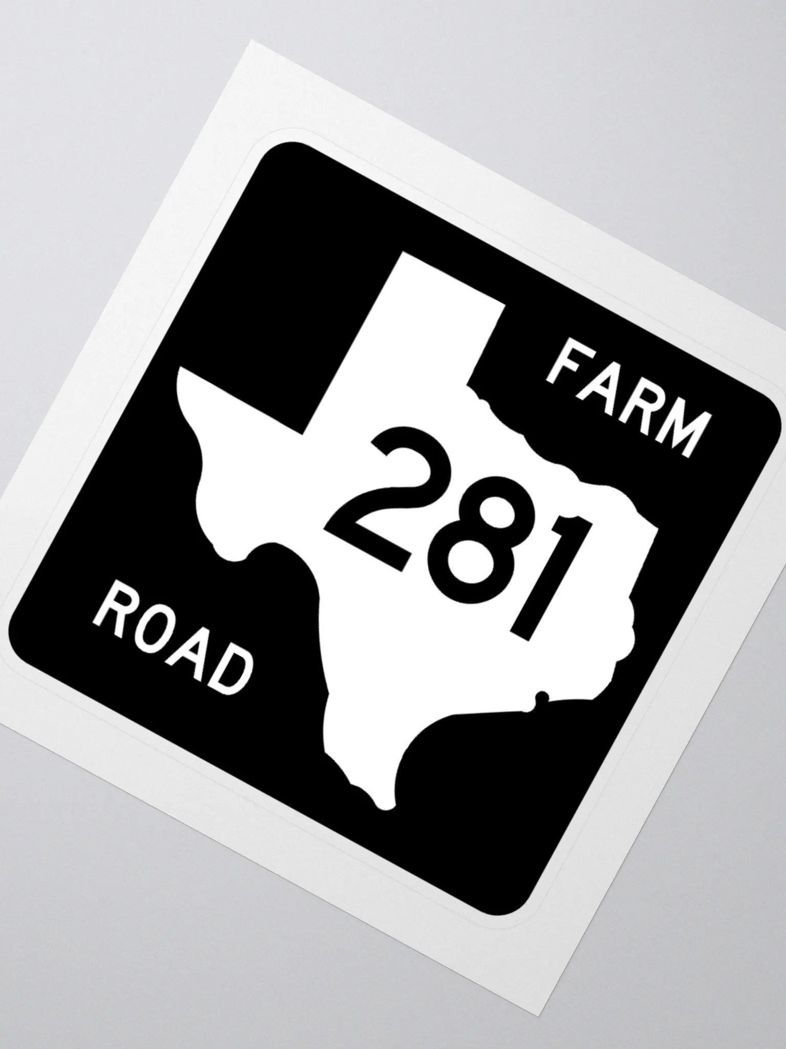 Texas Farm Road Sign FM 281 Sticker product image (2)
