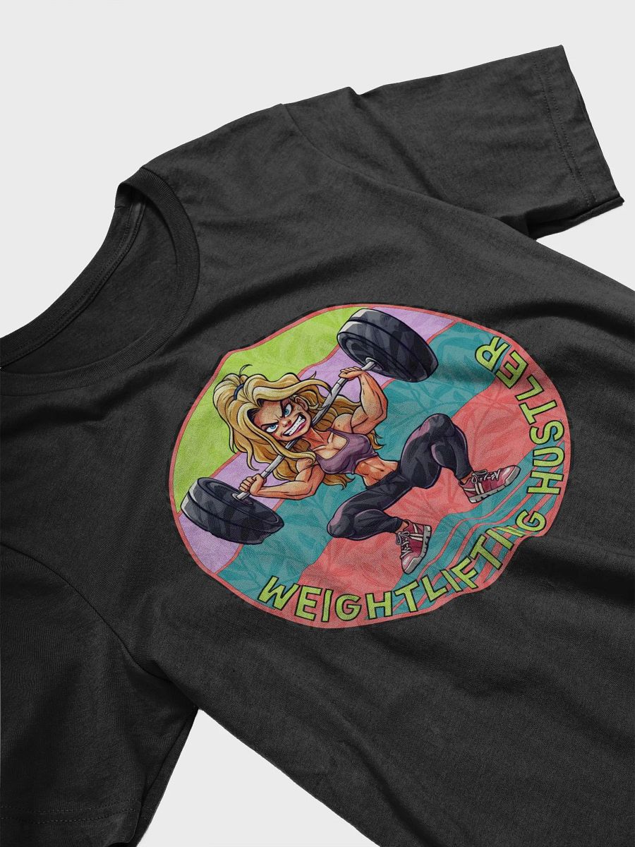 Weightlifting Hustler Female Barbell Unisex Tee product image (2)