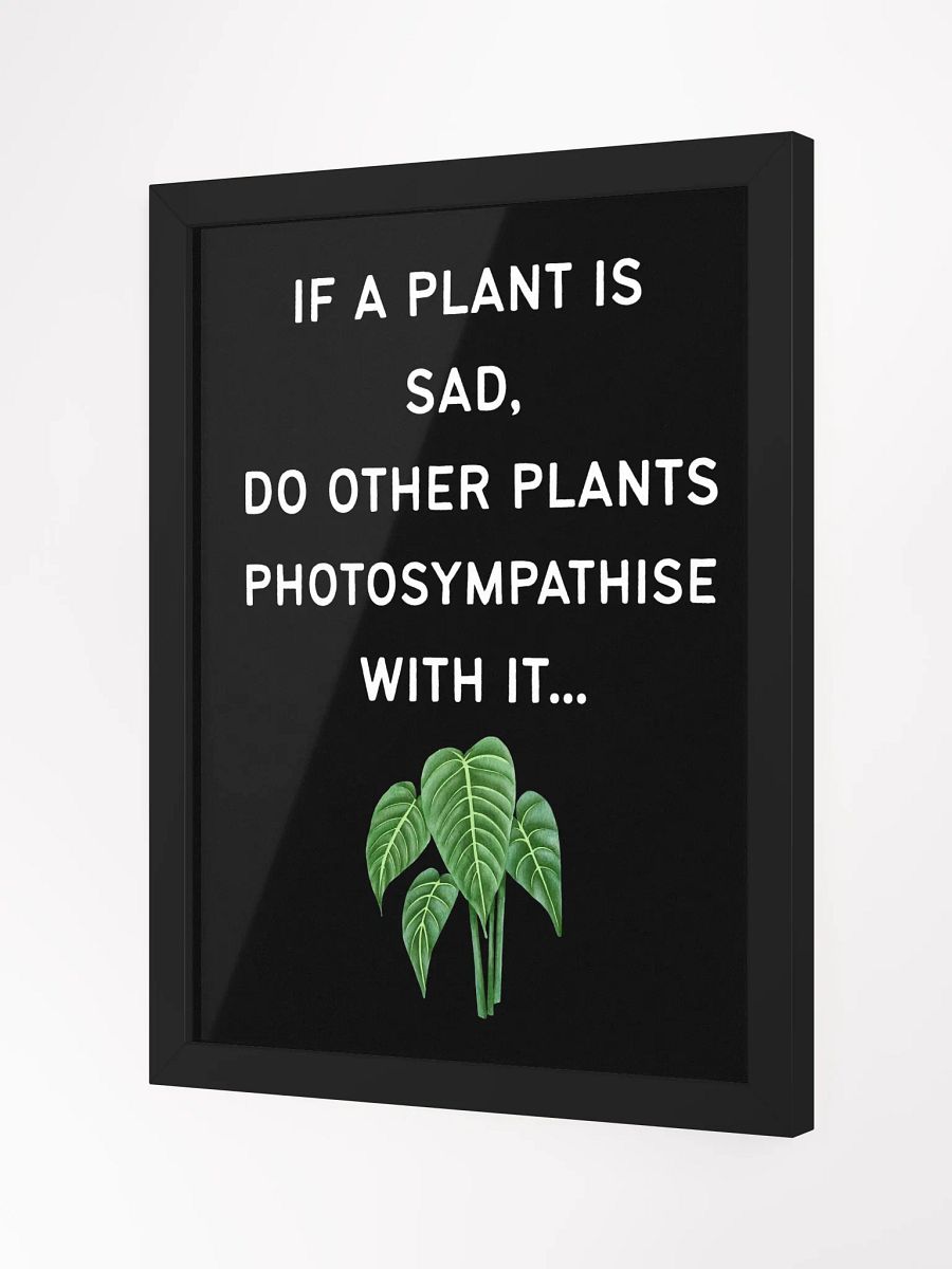 Photosympathetic Plant Humor Poster! product image (2)
