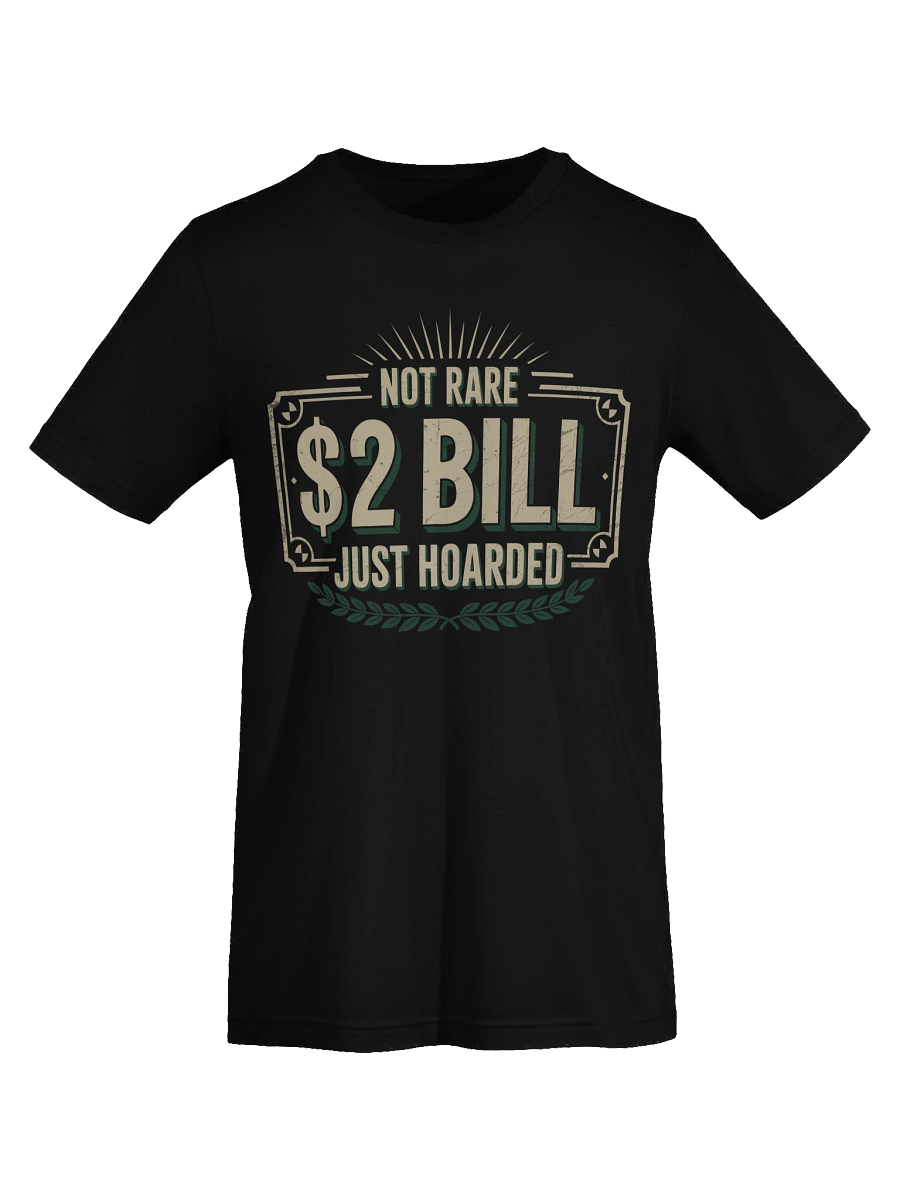 Not Rare Just Hoarded $2 Bill T-Shirt product image (7)