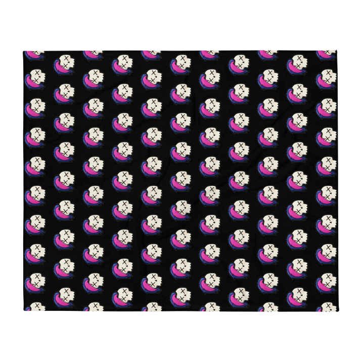Hybrid Skull Throw Blanket product image (2)