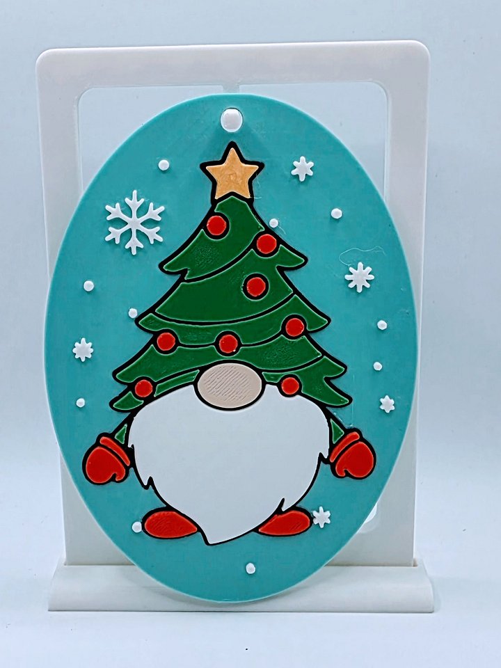 🎄 Personalized Christmas Gnome Ornament product image (2)