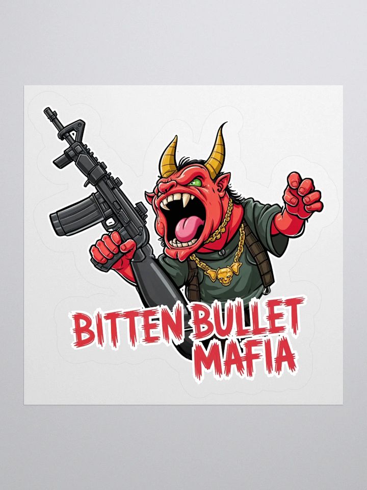 Bitten Bullet Mafia - AK-40 Devil Sticker product image (1)