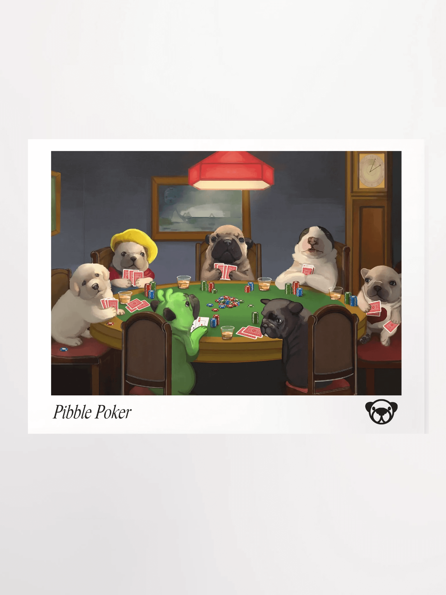 PIBBLE POKER PRINT product image (1)