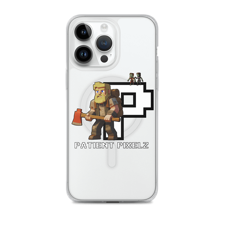 Patient PixelZ P Logo iPhone® MagSafe® Case (Clear) product image (2)
