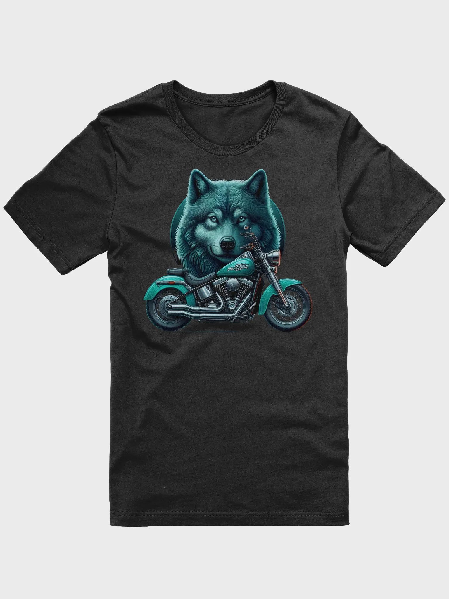 Motorcycle and Wolf - Unisex T-Shirt #5 product image (1)
