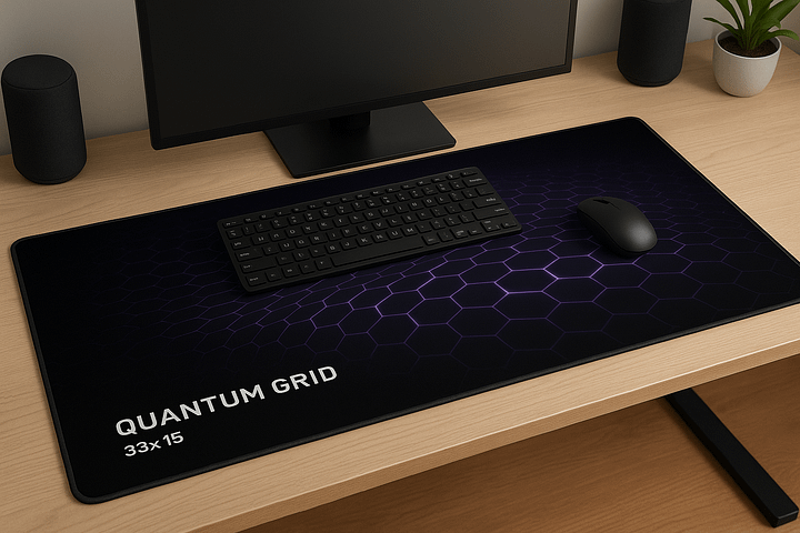 Quantum Grid - Mouse Pad Extra Large - 33” x 15” product image (2)