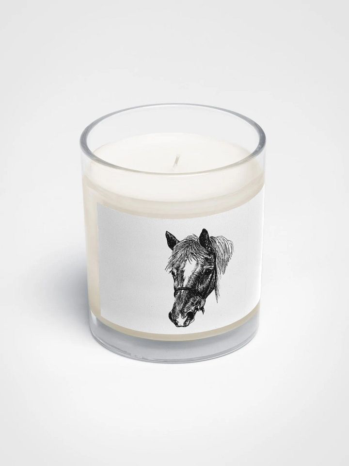 'Flossy' horse candle product image (2)
