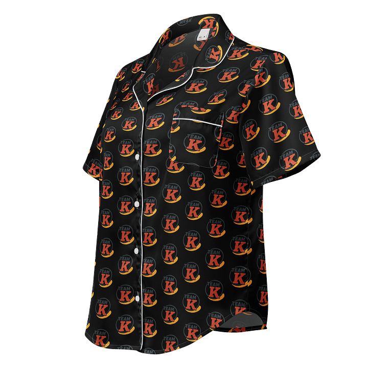 Team K 1950's Women's Short Sleeve Pajama Top product image (1)