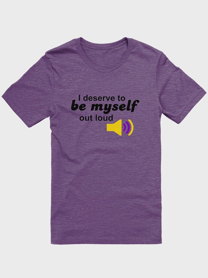 be myself out loud intersex t-shirt product image (1)