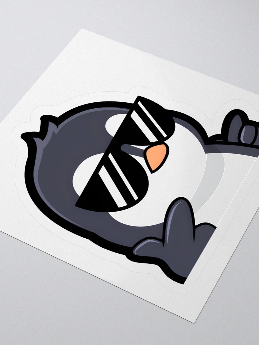 Cool Penguin Kiss Cut Stickers product image (3)