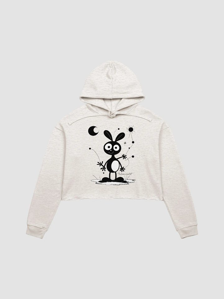 Bella+Canvas Fleece Crop Hoodie product image (2)