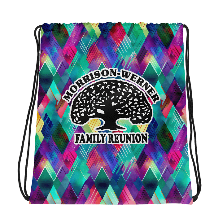 "Watercolor Diamonds" Drawstring Bag product image (1)