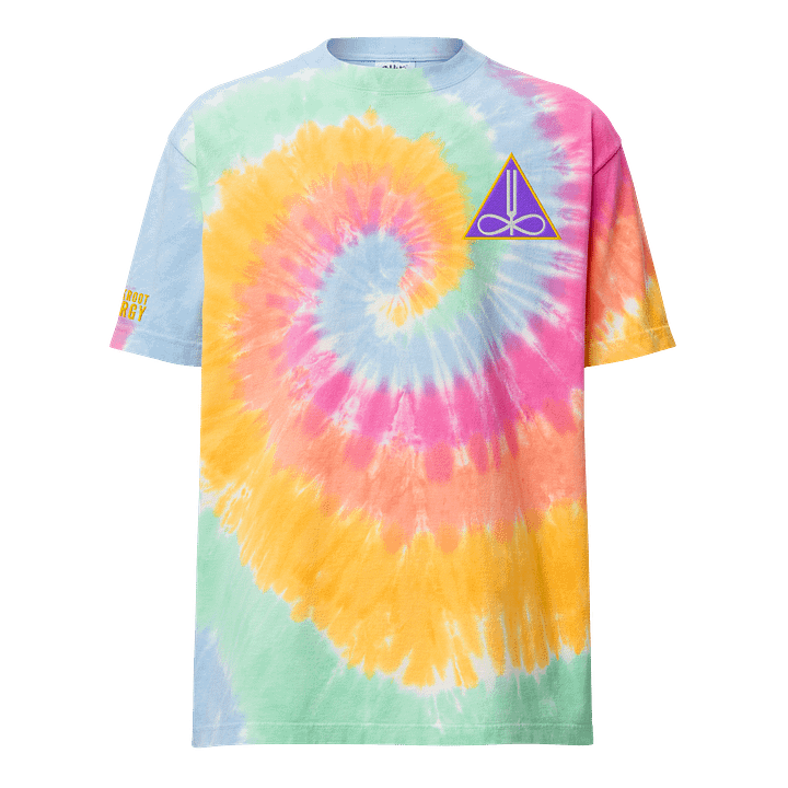 Thinkroot Energy Triangle Tie-Dye T-Shirt (Embroidered) product image (1)