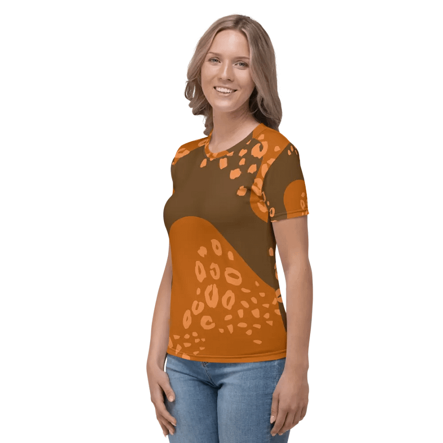 Orange Leopard Dreams Women's T-Shirt product image (3)