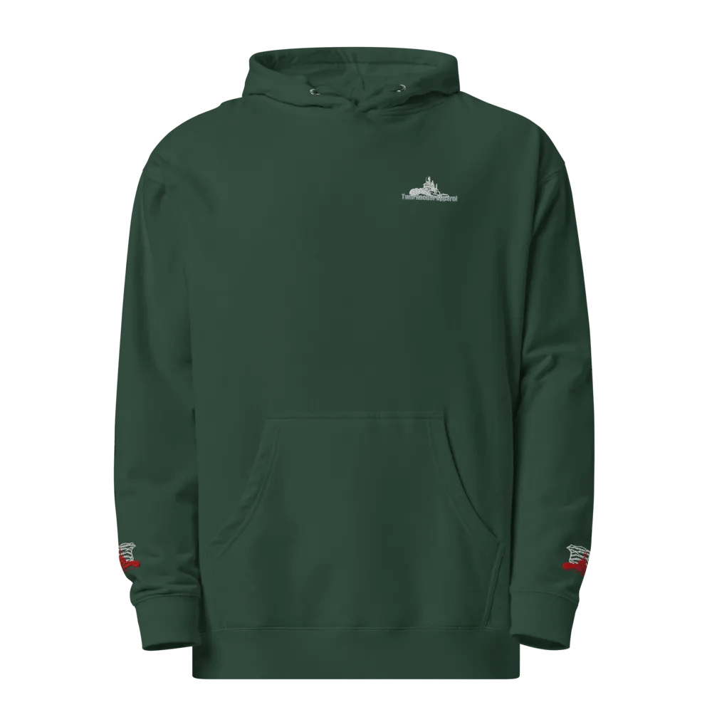 Twin Anchor & CE Flage Embroidered - Twin Anchor Front & sleeves (embroidered)Hoodies product image (2)