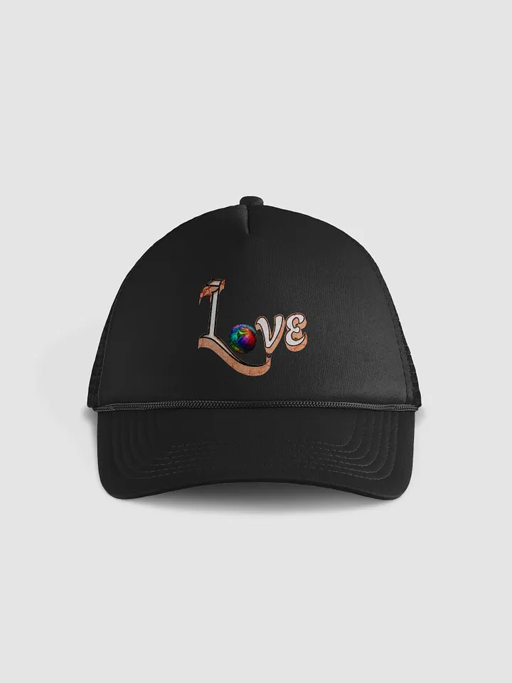 Love Bowling Marble Foam Trucker Hat product image (1)