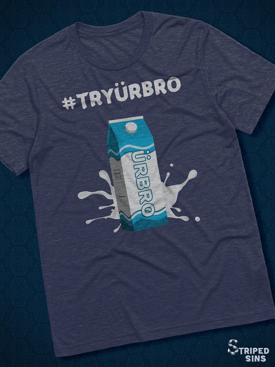 Tryurbro Milk | Triblend T-shirt | Dark | Wave #1 product image (1)