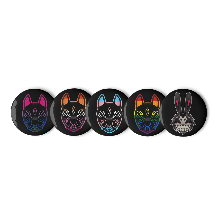 Lou - Kitsune - queer - buttons product image (1)