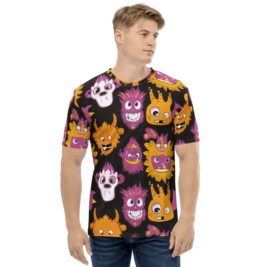 Spooky Monsters Spectacle T Shirt product image (1)