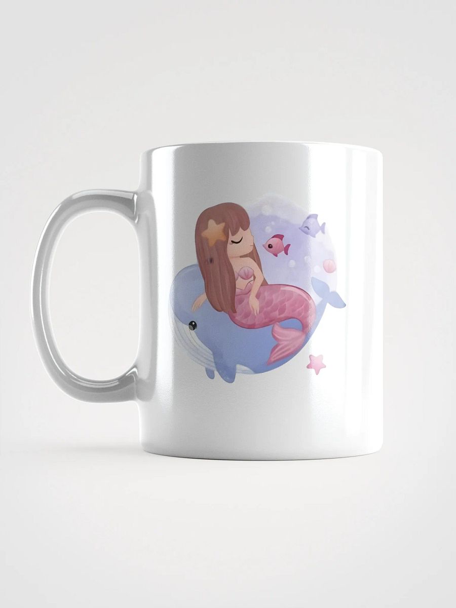 White Glossy Mug White Mermaid product image (6)